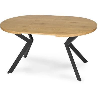 Стол раскладной круглый MEBEL ELITE LUKAS 100(250)х100 см Золотой дуб фотография