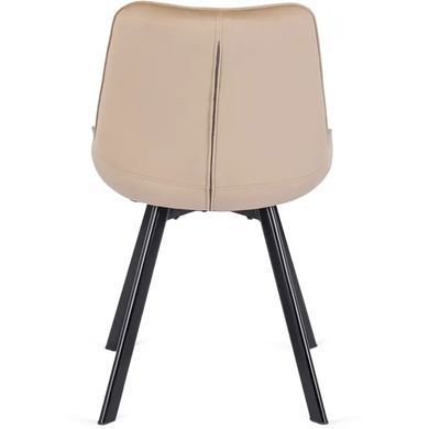 Стул бархатный MEBEL ELITE RICK Velvet, Бежевый фотография