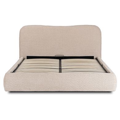 Ліжко двоспальне MEBEL ELITE BRISTOL 160x200 см Беж фотографія