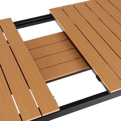 Стіл Розкладний обідній ARGOS MEBEL ELITE 160(210)х90 Дуб/чорний фотографія
