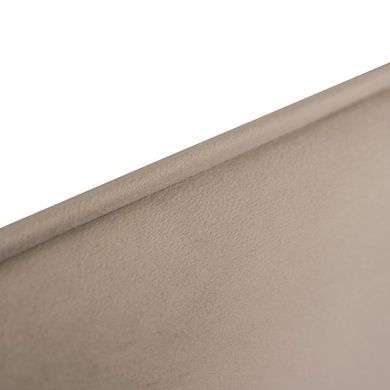 Кровать двуспальная бархатная MEBEL ELITE NICEA Velvet 160x200 см Беж фотография