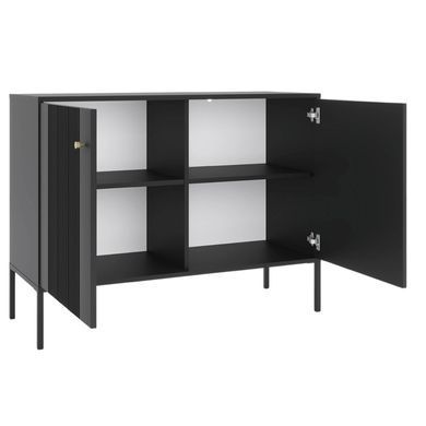 Комод MEBEL ELITE SOFT 104 Чорний фотографія