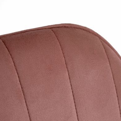 Стілець офісний поворотний оксамитовий MEBEL ELITE TOM Velvet Рожевий фотографія