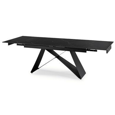 Стол раскладной MEBEL ELITE VICTOR 160(240)х90 см Черный мрамор фотография