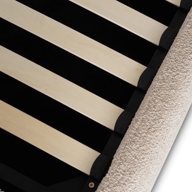 Ліжко двоспальне MEBEL ELITE BRISTOL 160x200 см Беж фотографія