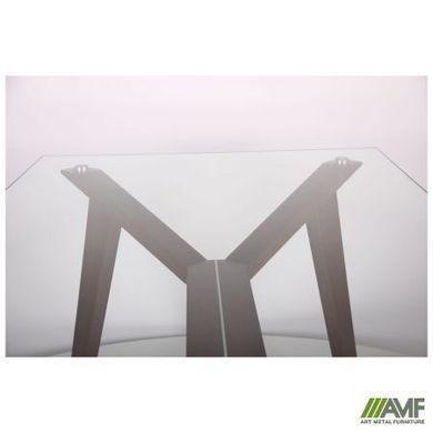 Стіл обідній Мертон AMF 150X90 Світлий Горіх /Скло Прозоре фотографія
