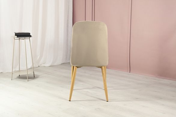 Стілець N-44 Velvet Vetro Капучино фотографія