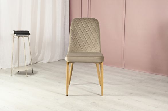 Стілець N-44 Velvet Vetro Капучино фотографія