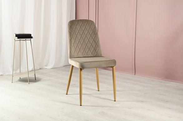 Стілець N-44 Velvet Vetro Капучино фотографія