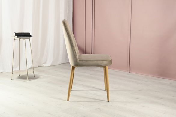Стілець N-44 Velvet Vetro Капучино фотографія