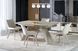 Стол раскладной ARMANI Halmar 165(241)x90 Травертин/кашемир