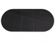 Стол Раскладной GASTON CERAMIC Signal 140(180)x80 Черный / Черный Мат