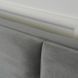 Кровать бархатная MEBEL ELITE MANDA Velvet 140x200 см Серый