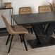 Стіл розкладний MEBEL ELITE CLARK 120(160)х80 см Чорний Мармур