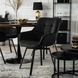 Стул поворотный бархатный MEBEL ELITE LUNA Velvet Черный