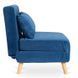Диван розкладний MEBEL ELITE MARRY 2 Velvet Синій