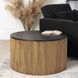 Журнальный столик MIRACLE MAX MEBEL ELITE 80x80 Черный