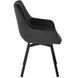 Стул поворотный бархатный MEBEL ELITE LUNA Velvet Черный