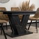 Стіл розкладний MEBEL ELITE CLARK 120(160)х80 см Чорний Мармур