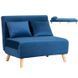 Диван розкладний MEBEL ELITE MARRY 2 Velvet Синій