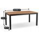 Стіл Розкладний обідній ARGOS MEBEL ELITE 160(210)х90 Дуб/чорний