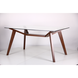 Стіл обідній Мертон AMF 150X90 Світлий Горіх /Скло Прозоре