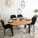 Стул бархатный MEBEL ELITE LUCKY Velvet, Черный