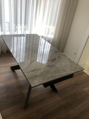 Стіл Обідній GRACIO КЕРАМІКА 160-240 см Concepto Сірий / Light Grey фотографія