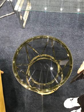 Журнальний столик CLARK Signal 50x50 Золотий фотографія