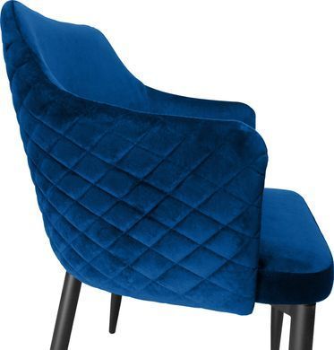 Крісло ASTOR Velvet Signal Синє фотографія