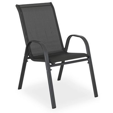Комплект садових меблів MEBEL ELITE NEBRASKA Чорний