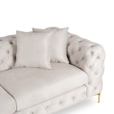 Диван MEBEL ELITE SORRENTO 2S Кремовое фотография