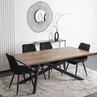 Стіл розкладний MEBEL ELITE HAMILTON 160(200)х90 Дуб рустик фотографія