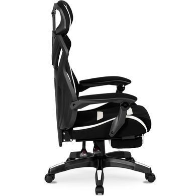 Стул офисный поворотный MEBEL ELITE MAXIMO, черный / белый фотография
