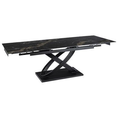 Стол раскладной MEBEL ELITE IBIZA 160(240)х90 см Черный фотография