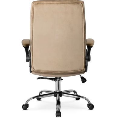 Стул офисный поворотный MEBEL ELITE LONDON ткань Бежевый фотография