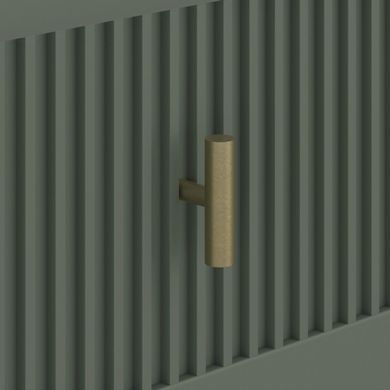 ТВ Тумба MEBEL ELITE MARCOS 155 Зелений/Золото фотографія