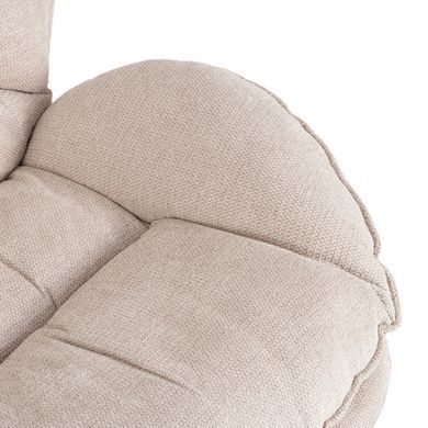 Кресло повортне MEBEL ELITE ROSA Крем фотография