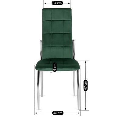 Стул бархатный MEBEL ELITE MOLLY Velvet Зеленый фотография