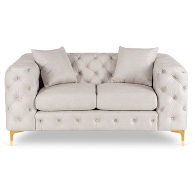 Диван MEBEL ELITE SORRENTO 2S Кремовое фотография