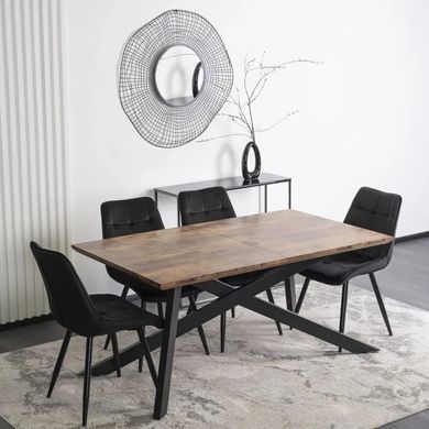 Стіл розкладний MEBEL ELITE HAMILTON 160(200)х90 Дуб рустик фотографія