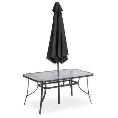Комплект садових меблів MEBEL ELITE NEBRASKA Чорний