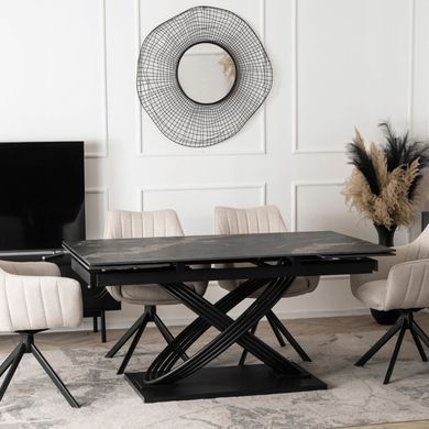 Стол раскладной MEBEL ELITE IBIZA 160(240)х90 см Черный фотография