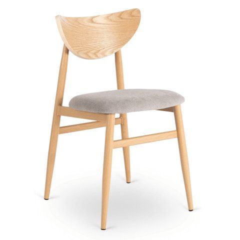 Стул MEBEL ELITE BRAGA Дуб/Серый фотография