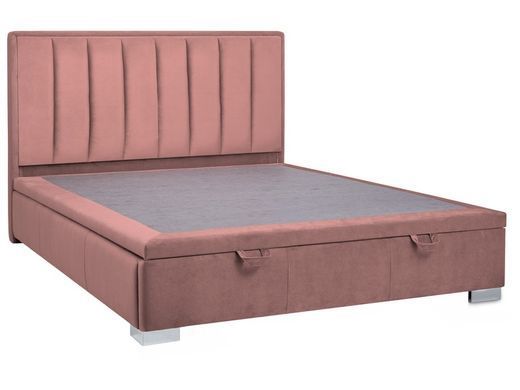 Кровать Marani Velvet Signal 160x200 Антично-розовый фотография