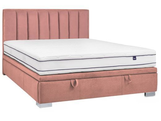 Кровать Marani Velvet Signal 160x200 Антично-розовый фотография