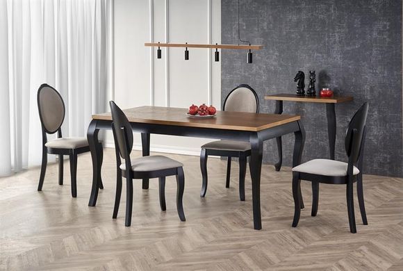 Стіл розкладний WINDSOR Halmar 160/240x90 Дуб фотографія