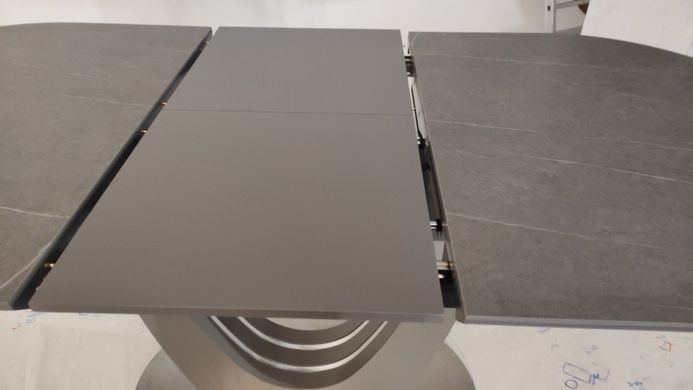 Стіл розкладний TML-865-1 VETRO 120x80 Айс Грей фотографія