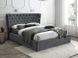 Кровать CARVEN VELVET Signal 160x200 Серый фотография