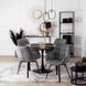 Стул поворотный бархатный MEBEL ELITE LUNA Velvet Серый